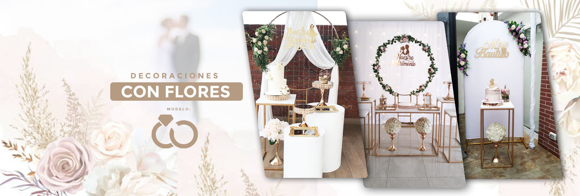 decoración de fiestas y alquiler de mobiliario