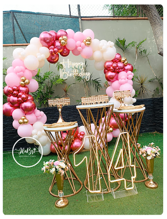 Decoraciones para 14 años