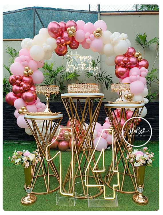 Decoraciones para 14 años