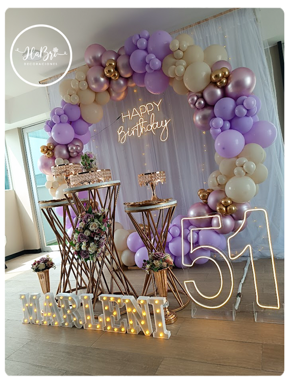 Decoraciones para cumpleaños