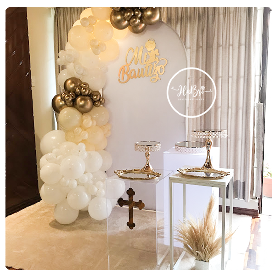 decoracion para bautizo