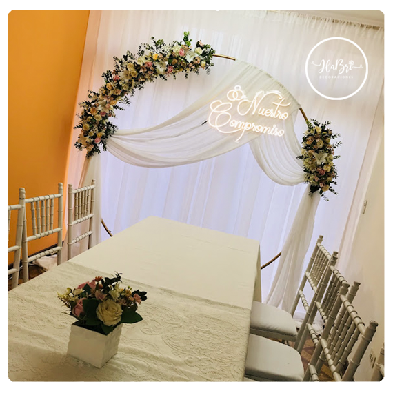 Decoraciones para compromiso